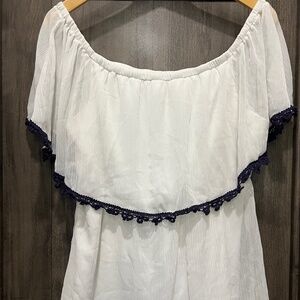 Charming Charlie White Top